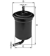 UNIFLUX FILTERS xb271 -  Топливный фильтр